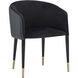 Asher Abbington Black / Napa Black Dining Armchair